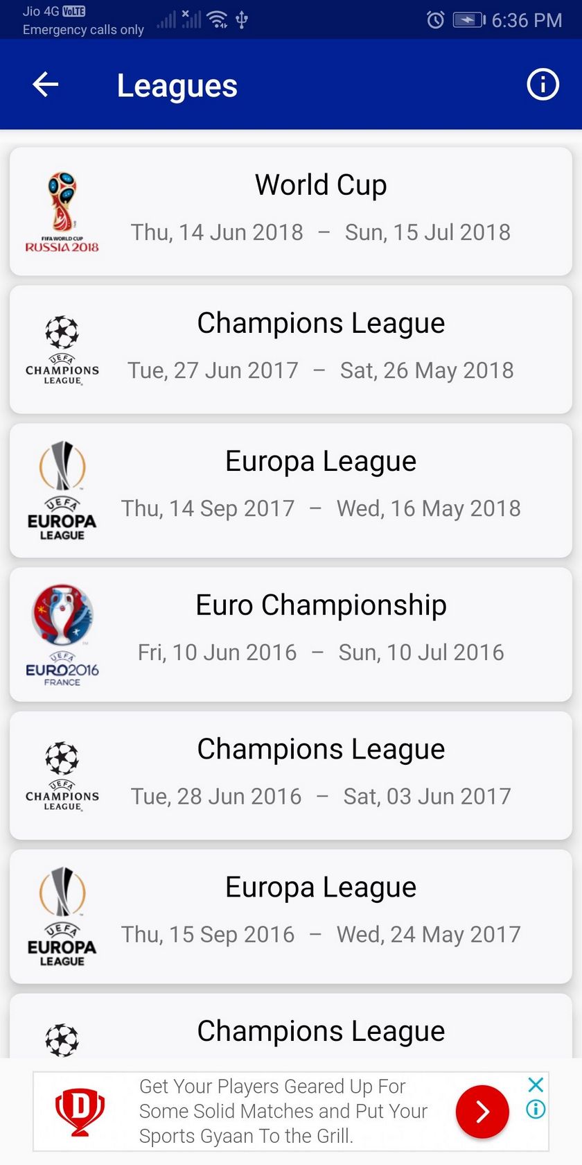 Livescores and Latest Football Outcomes